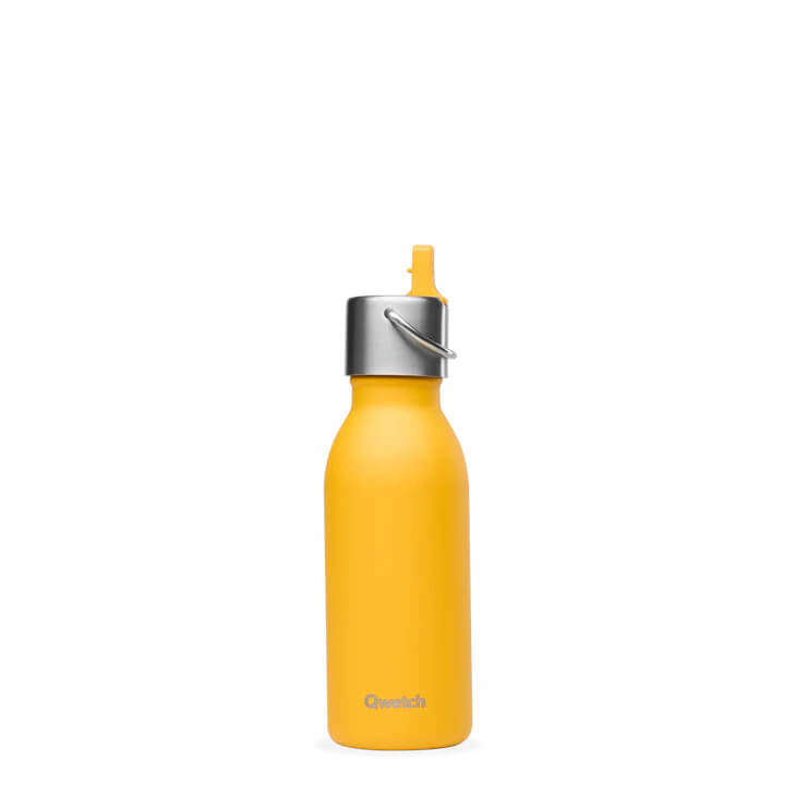 Qwetch Bouteille isotherme inoxkids matt curry 350ml